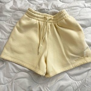 White fox boutique lounge shorts